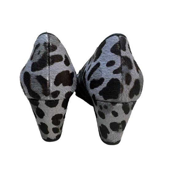 Cole Haan The-Go-To Wedges - Grey Hair Calf Women’s Size 8 - Picture 4 of 12